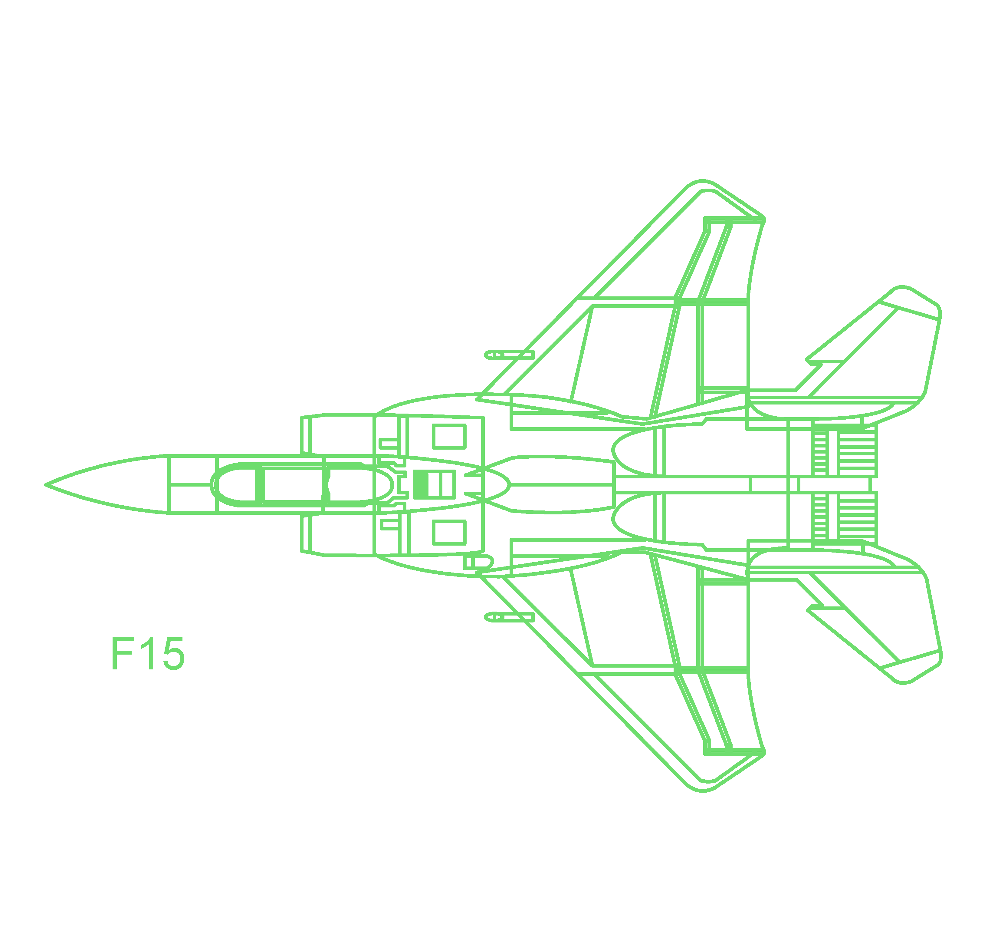 بلوک آماده اتوکد  هواپیما های جنگنده F14